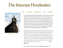 Tablet Screenshot of itineranthoodmaker.com